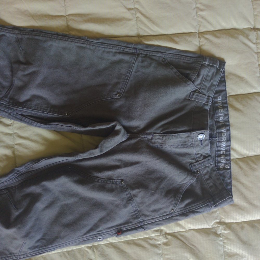 Dovetail Britt utility work pants grey